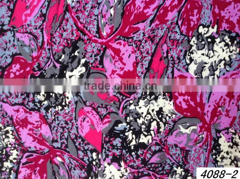 100% printed viscose fabric