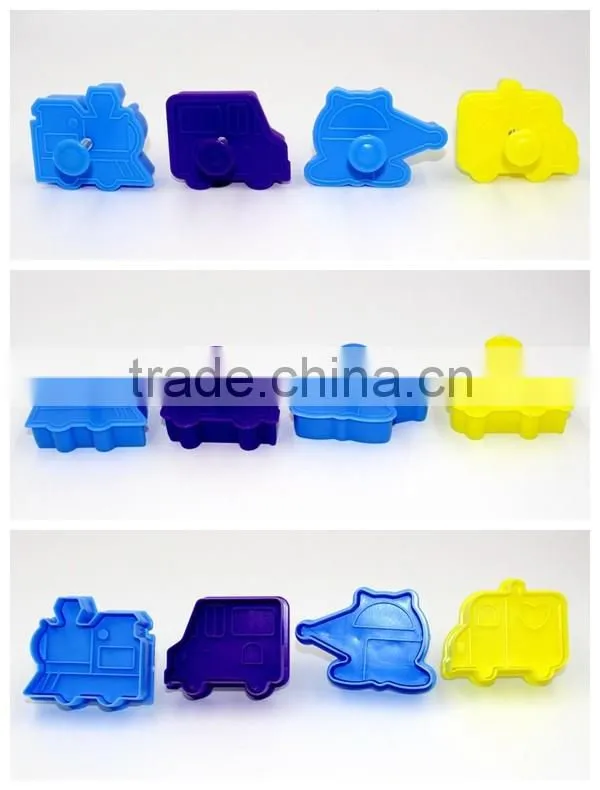 Spring press Cookie cutter type biscuit mold suit with car serious
