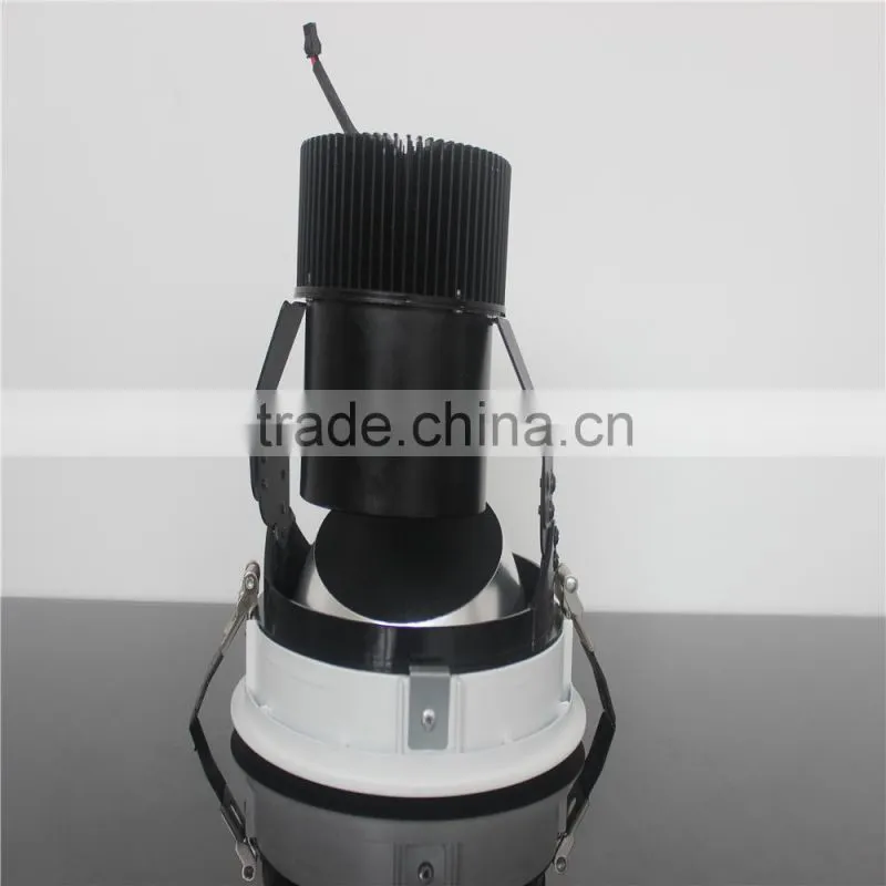 High Brightness 40W COB Recessed LED Wall Washer Down Light with Adjustable Angle