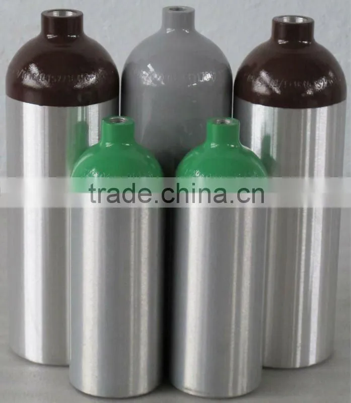 High pressure oxygen gas cylinder,Pressure tank,High pressure aluminum alloy cylinder 2014 model