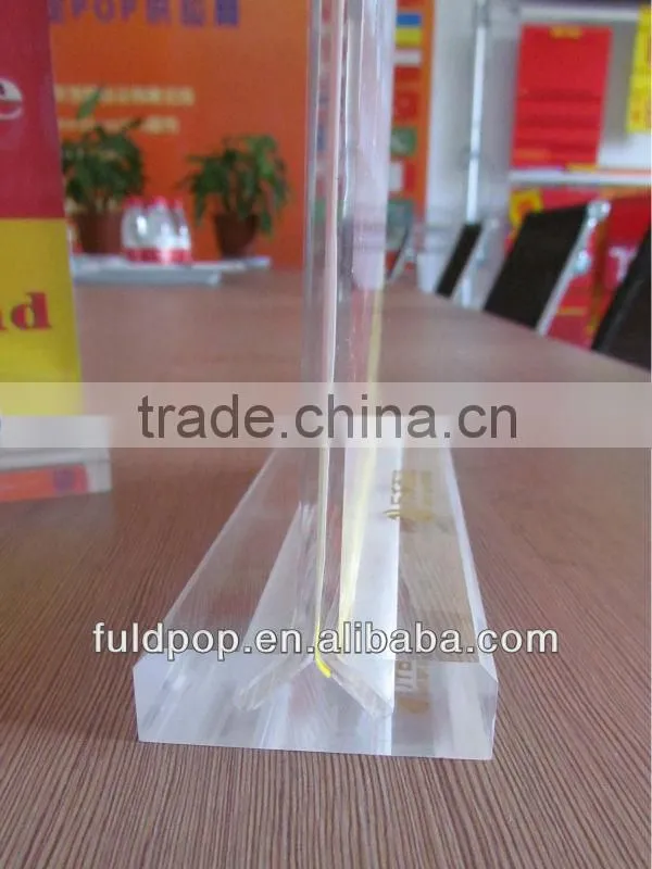 Top quality China made A4 acrylic sign plastic paper holder