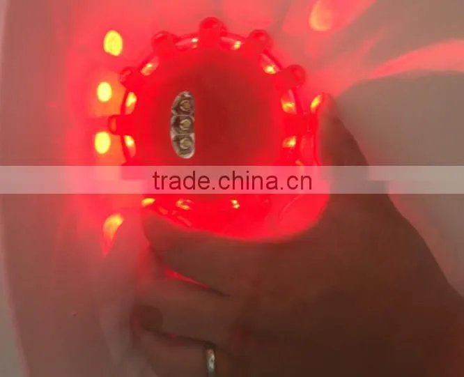 3+12Led rubber working light with magnet,3*AAA warning car working lamp