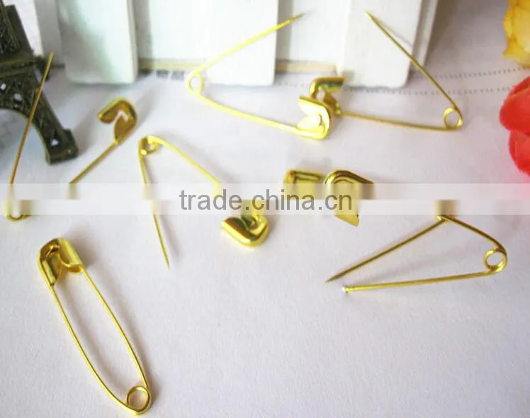 Fashion Design Decorative Brass Safety Pin