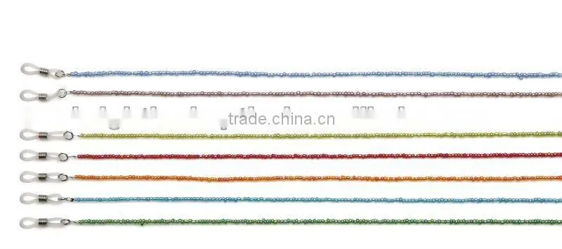 Shiny beaded glasses chain, glasses cords,500pcs/lot