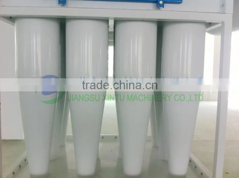 Coating powder recycling cyclone separator system