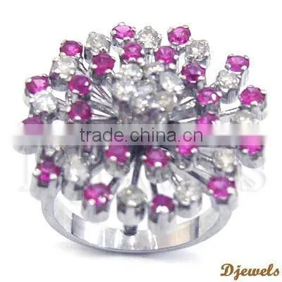 White Gold Diamond Rings 14K Diamond Gold Jewelry