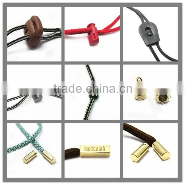 New Design Metal Drawstring Cord End Cap For Leather Cord