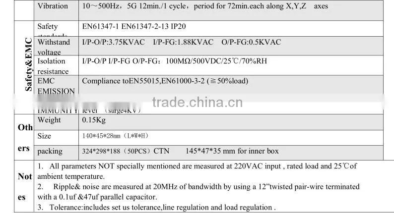 350ma constant current IP657 DALI Dimming led transformer