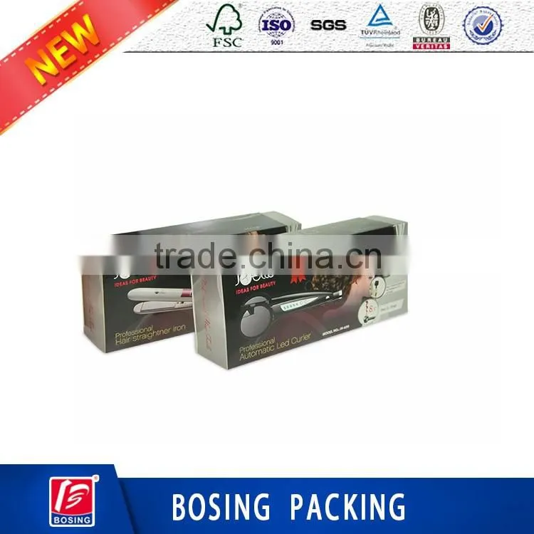 2016 new style hair curler paper box packaging box