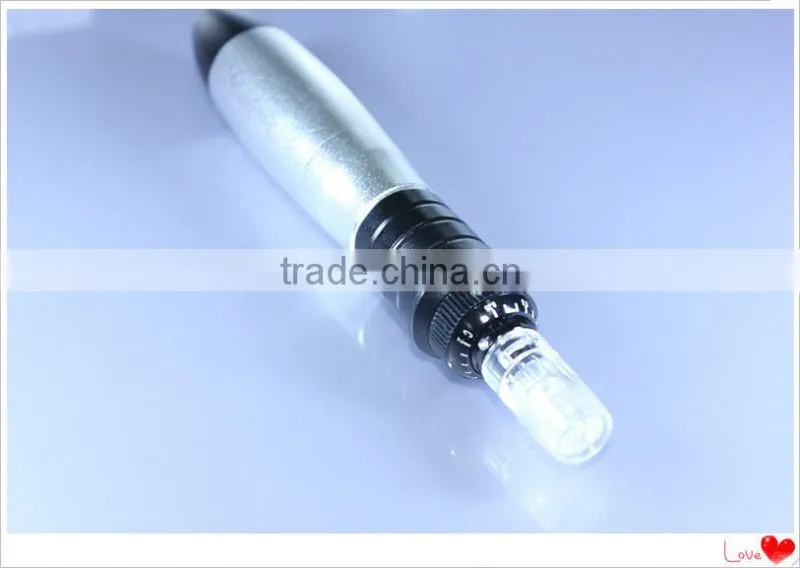 2015 high quality electric micro needle pen Rechargeable Derma Pen