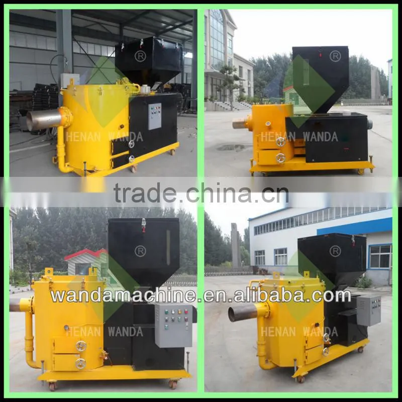 Biomass wood pellet burner