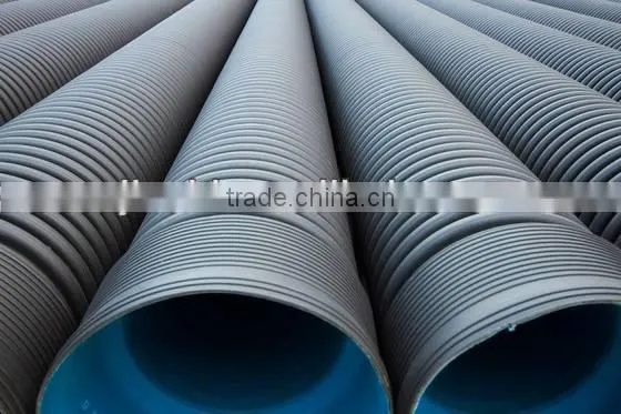UPVC double wall corrugated pipe