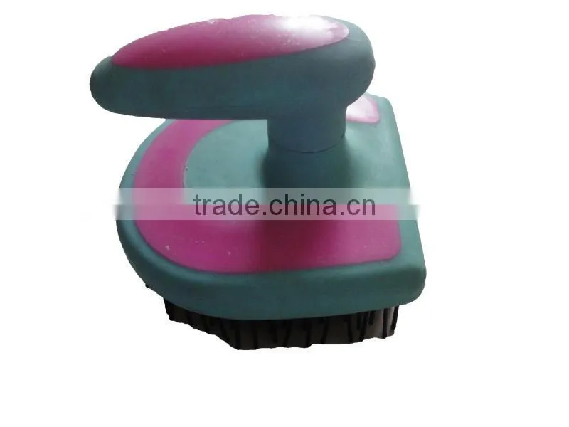 Plum blossom shape horse massage brush