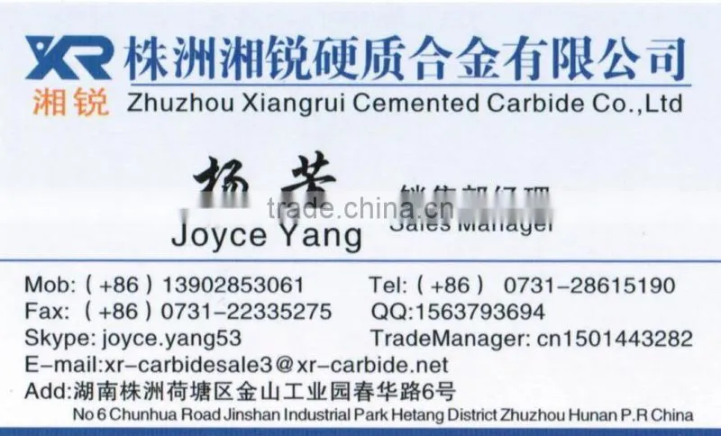 tungsten carbide knife slicker/carbide knife slicker