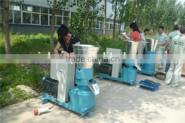 vertical ring die pellet machine