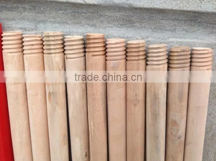 Wooden broom stick produce completely natural, no PVC coated origin of Vietnam