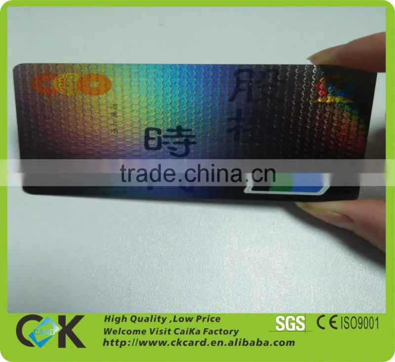newest pvc pattern card with fancy design and factory price