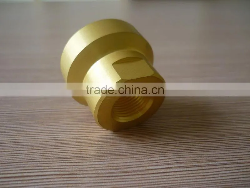 Brass female four-way pex pipe fitting ,brass square connector