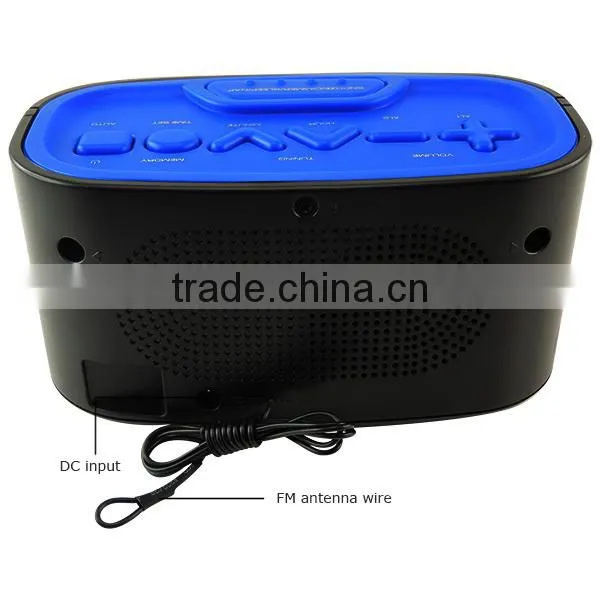 AM/FM Radio Station 12/24H Time Display Sleep Timer 220-240V only / Technoline Digital Quartz Alarm Clock