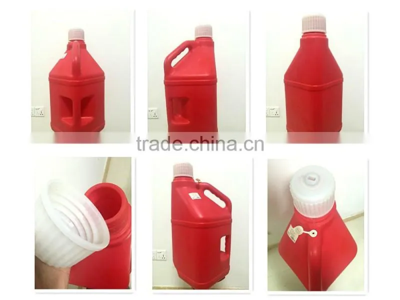 HDPE ,have mold ,customize plastic jerry can ,oil container ,5 gallon fuel can