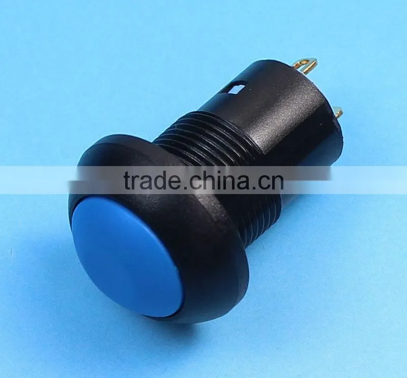 12mm latching waterproof push button switch