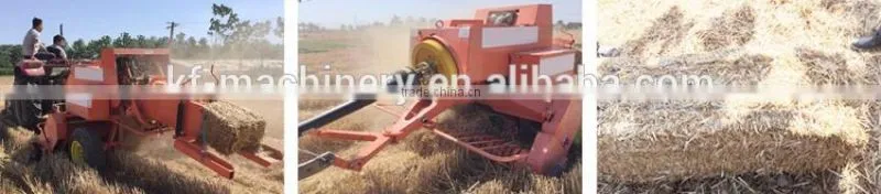 high efficiency Square bundlers machine pick up wheat straw baler hay baler