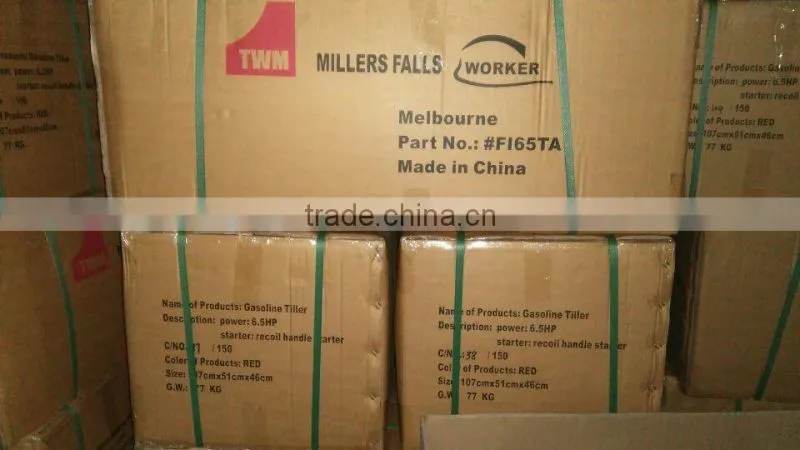 6.5HP tiller 168F gasoline engine