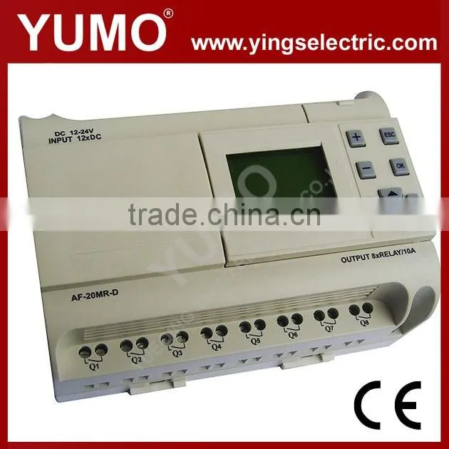 AF-20MR-D DC power supply 6 point DC input (analog) 4 point relay output Micro PLC mini plc programmable logic controller PLC