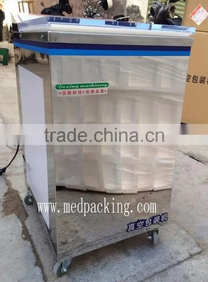 Double food vacuum pump packaging machine