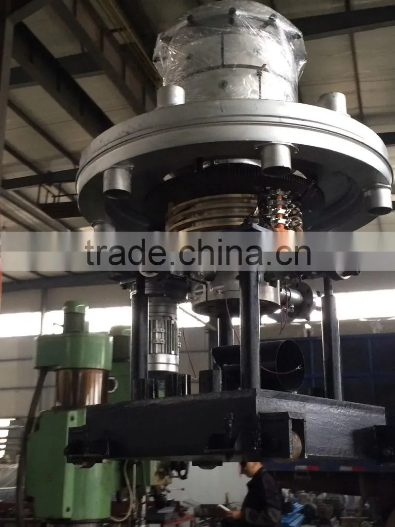 Blown film rotating die head
