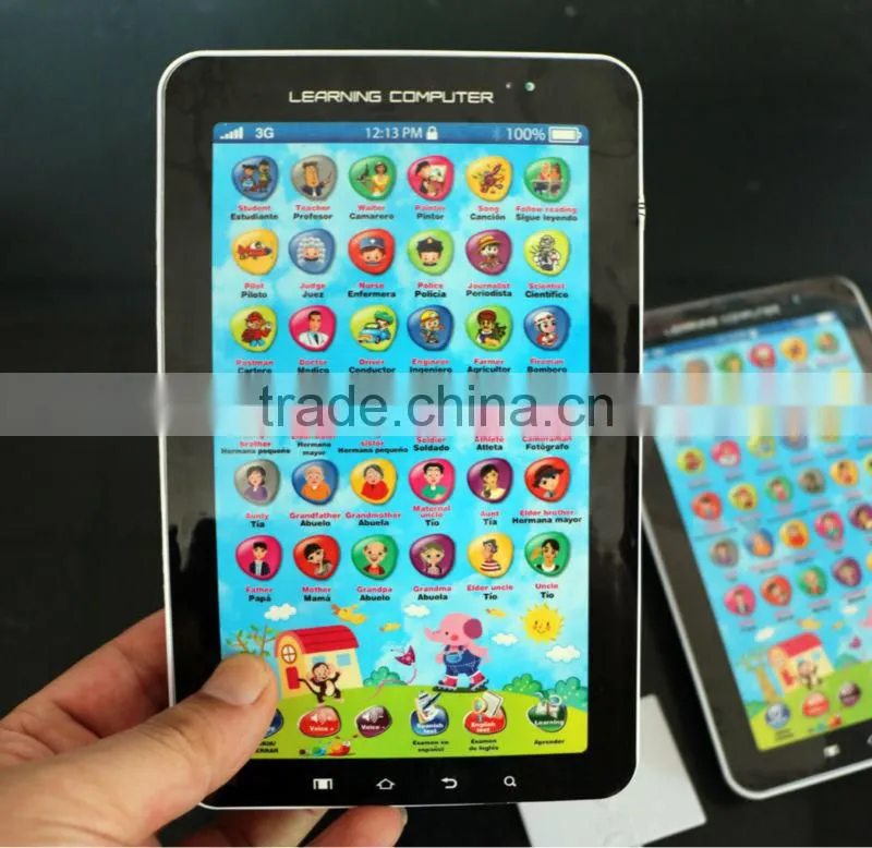 Y-pad Spanish Computer Tablet Learning Education Machine Toy Gift for Kids 3 +