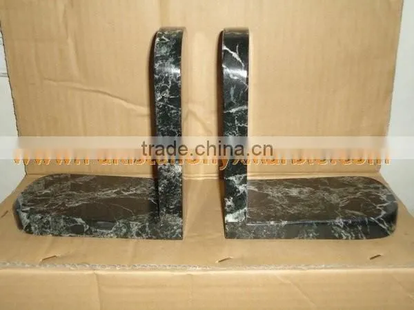 DECORATIVE MARBLE BOOKENDS