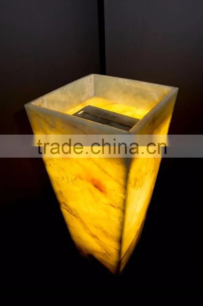 BEAUTIFUL BACKLIT ONYX PEDESTALS SINKS