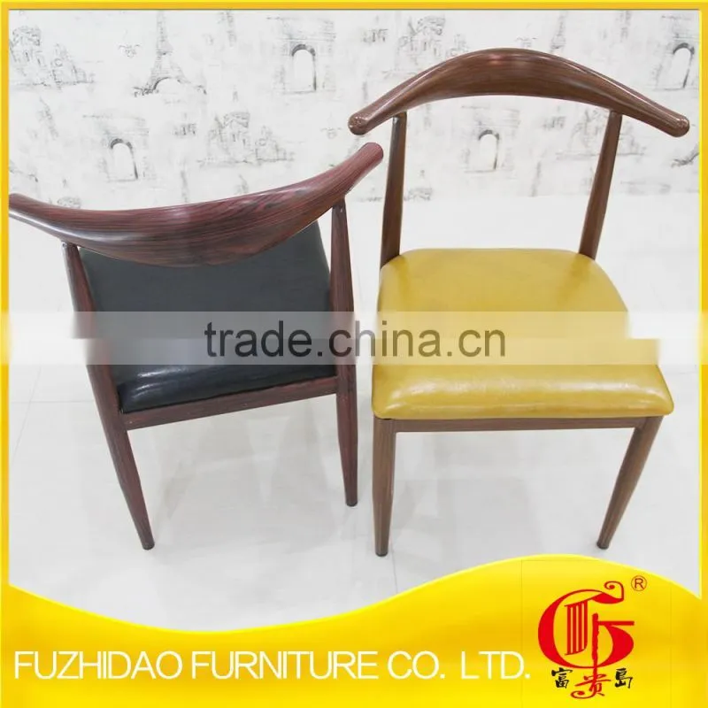 New design!!! Backrest iron dining chair