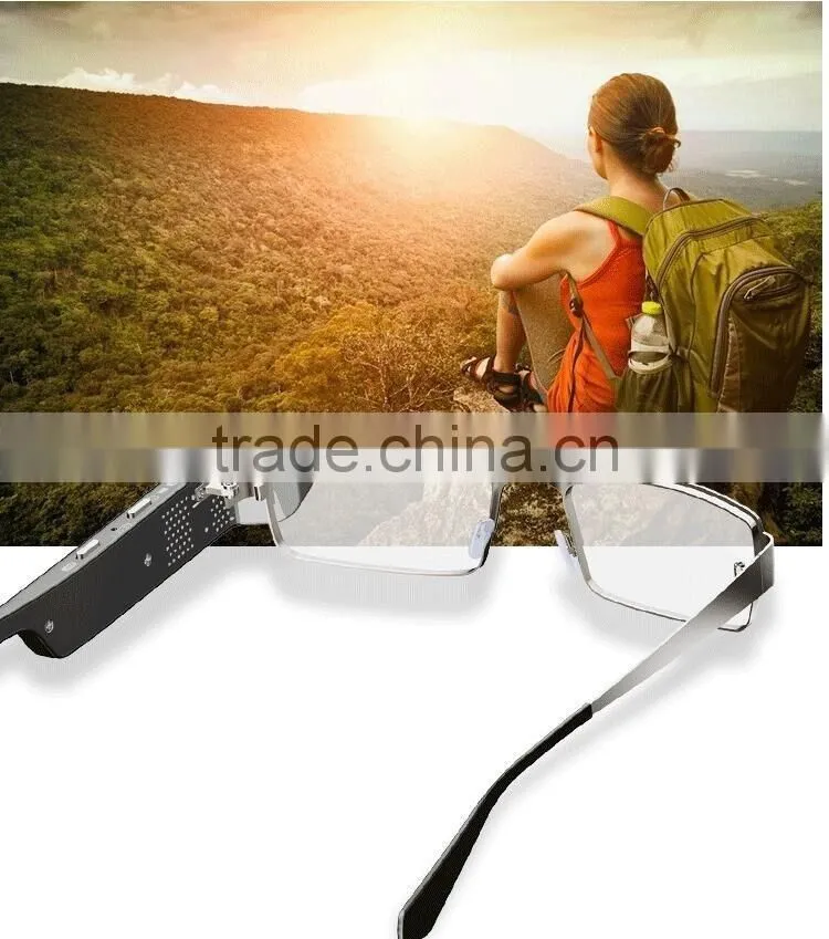 Intelligent Wifi 1080P Full HD Camera Shooting Video Recording 2 In 1 Eyewear Glasses