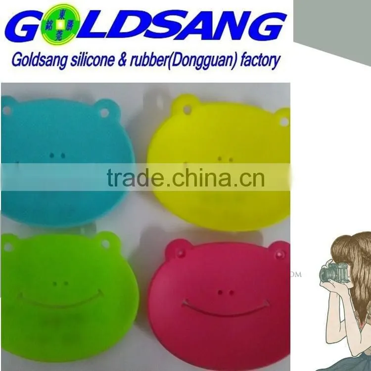 frog shape silicone soap box animal shape soap holder