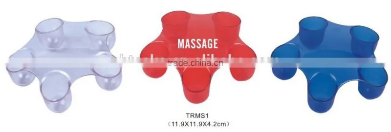 star shape plastic manual body massager