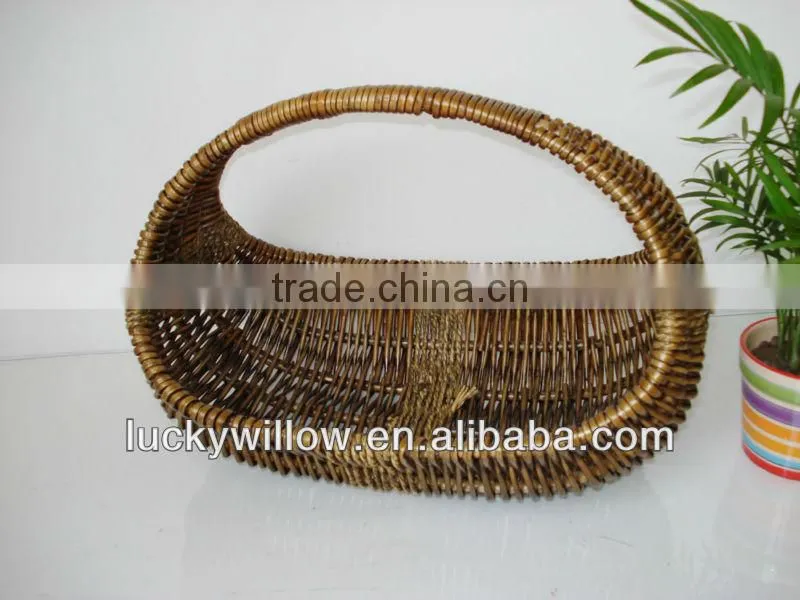 willow gift basket with handle&fruit and vegetable basket