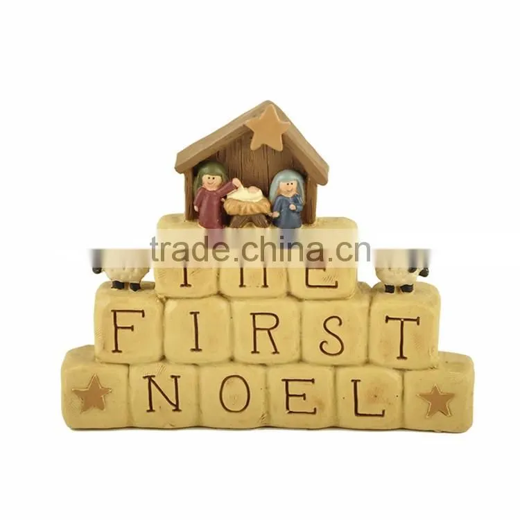 Custom the birth of Jesus miniature nativity Christmas decoration