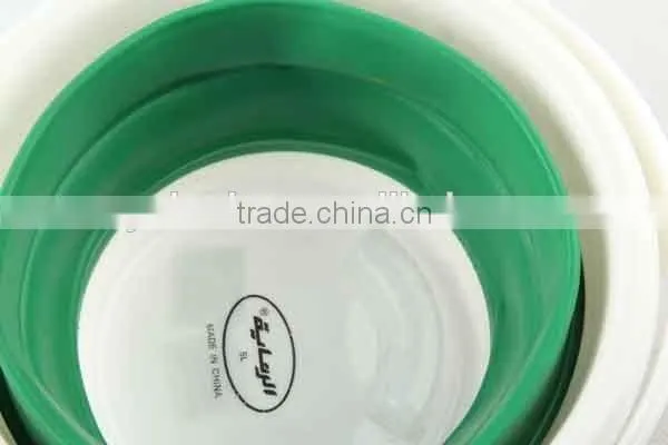 5L Outdoor folding circular and heart shaped Silicone bucket