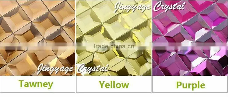 Diamond 5 surface glass mosaic 25*25mm