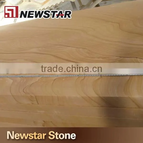 2016 Cut to size landscape vein yellow sandstone tile