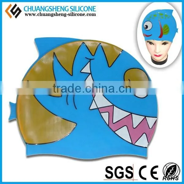 CUSTOMER PRINTING SILICONE SWIM CAP IN KINDS OF COLOR