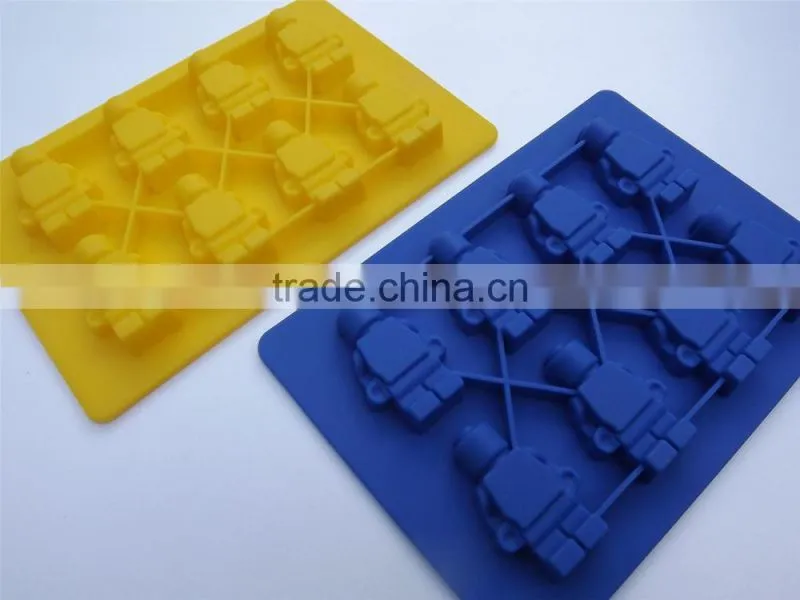 lego ice mold silicone ice cube tray