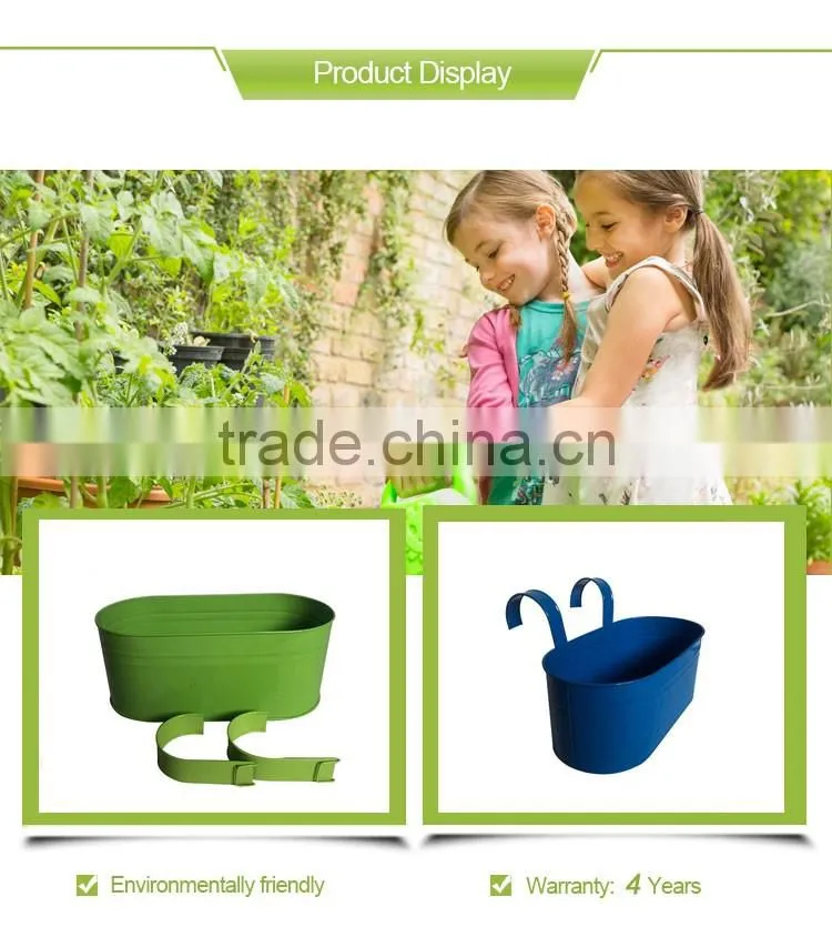Hand painted plant wall hanging flower pots wholesale