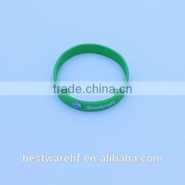 1/2 inch kids size CMYK print silicone bands
