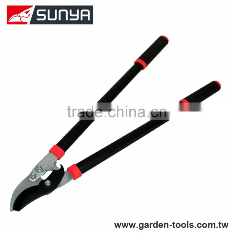 Agricultural lever drive bypass lopping shear