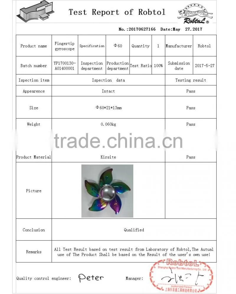 fingertip gyroscope rainbow flower five spinner spiral colorful aluminum metal alloy EDC hand spinner rotator fidget focus toy