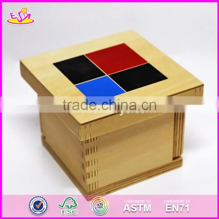 2017 New design toddlers preschool wooden montessori toys W12F010