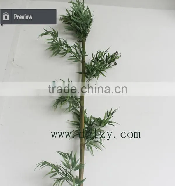 Artificial wholesale bamboo trunk and leaves for indoor and outdoor landcaping decoration